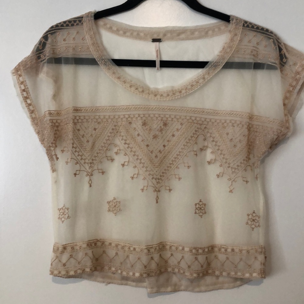 Free People Sheer top